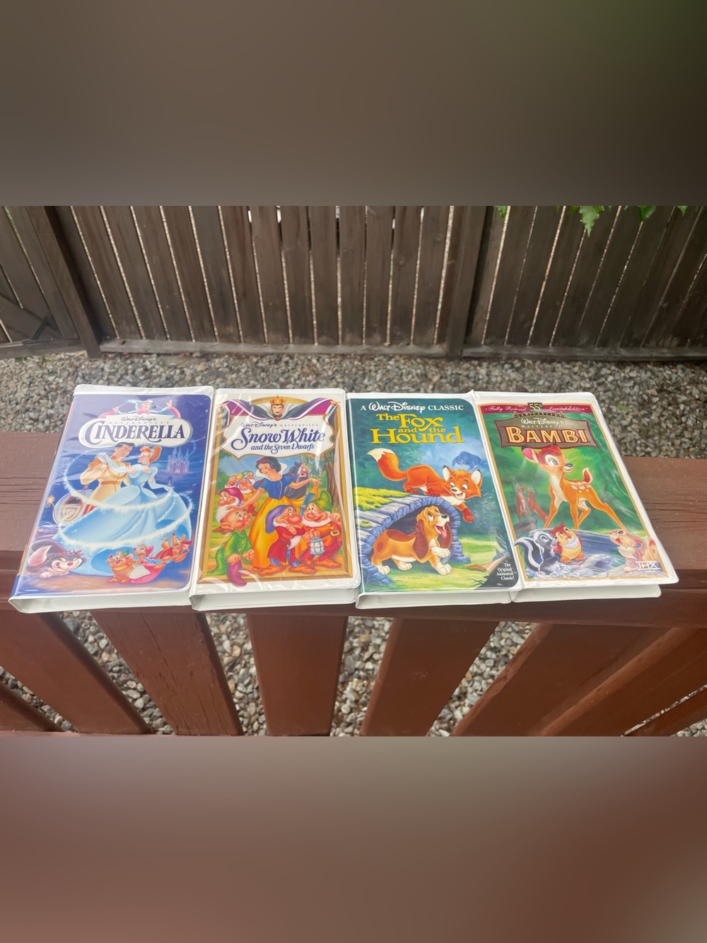 Vintage Disney VHS animated tapes